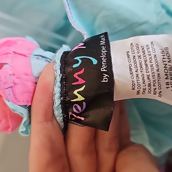 Penny M by Penelope Mack 100% Cotton Floral Sundress in Size 18M - Picture 7 of 7